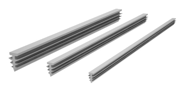 Профильное уплотнение Ёлочка ПВХ для герметизации деформационных швов бетонных полов